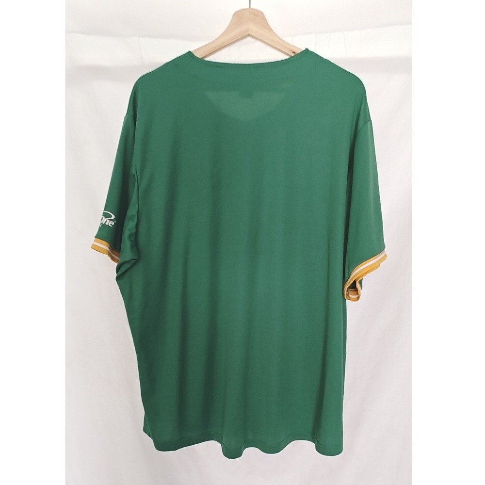 Las Vegas Aviators x Oakland A's milb MLB Baseball Jersey Promo Mens XL Green - Picture 3 of 8